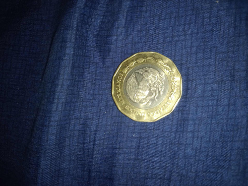 Moneda De 20 Pesos Centenario De Veracruz 