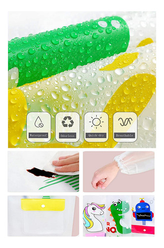 A Chamarra Impermeable Suave Con Capucha For Niños,