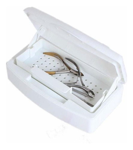 Caja De Limpieza De Herramientas De Uñas Contenedor De Limpi