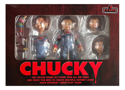Set Mini Figura De Chucky The Points Mezco Toyz