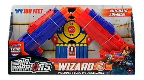 Pistolas Wizard Lanza Dardos X8 - Air Warriors
