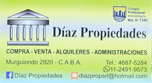 Departamento 2 Ambientes ......alquilado...... En Villa Luro