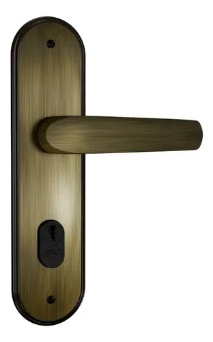 Fechadura Stam Porta Externa 1601/09 55mm Espelho Antique
