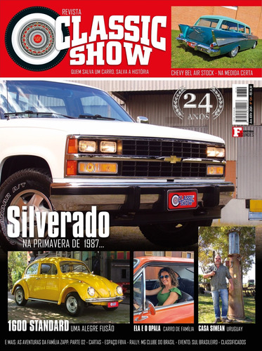Classic Show Nº124 Silverado Bel Air Vw Fusca 1600 Standard