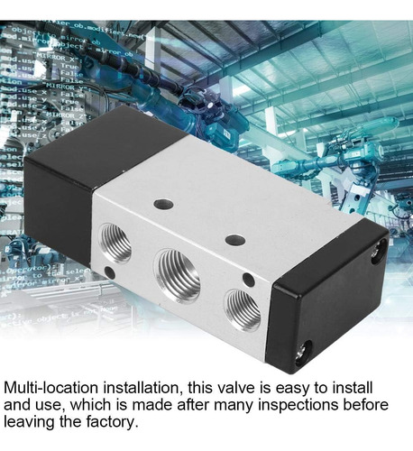 Válvula De Control Neumática De 2 Posiciones Y 5 Vía...