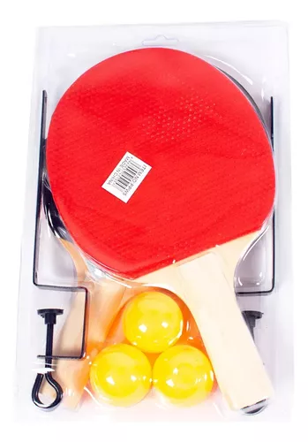Ping Pong Kit Tenis De Mesa, Red, Soportes, Pelotas