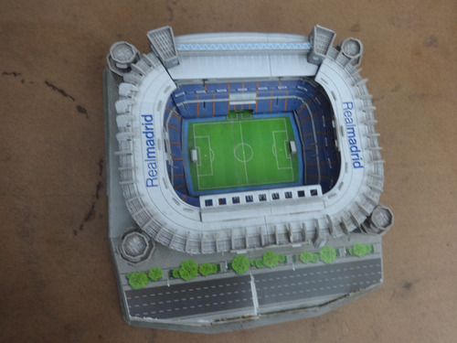 Deporte Antiguo Estadio Real Madrid Futbol Bernabeu Maqueta (Usado)