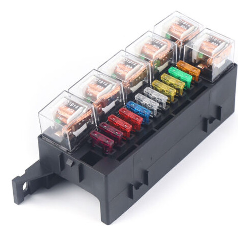 12v Auto Car 11-way Fuse Relay Box Block Holder&fuse Uni Ttd