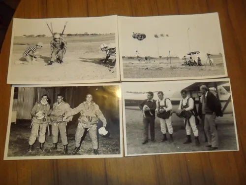 12 Antiguas Fotos De Paracaidistas En Accion Unicas (Usado)