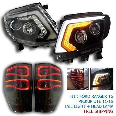 2011-15 Ford Ranger T6 Led Ccfl Black Pickup Xlt Wild Trac