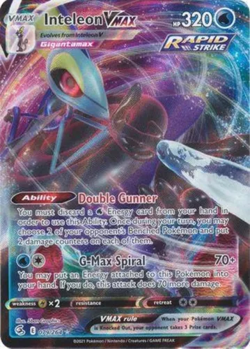 Carta Pokemon Inteleon-vmax Original Copag + Brindes em Promoção na  Americanas