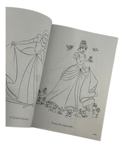 Libro Para Colorear Princesas Disney