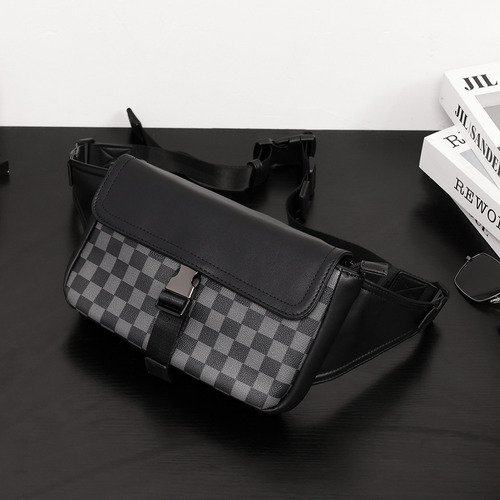 Bolso De Pecho A Cuadros Retro Moderno Con Descuento Para St