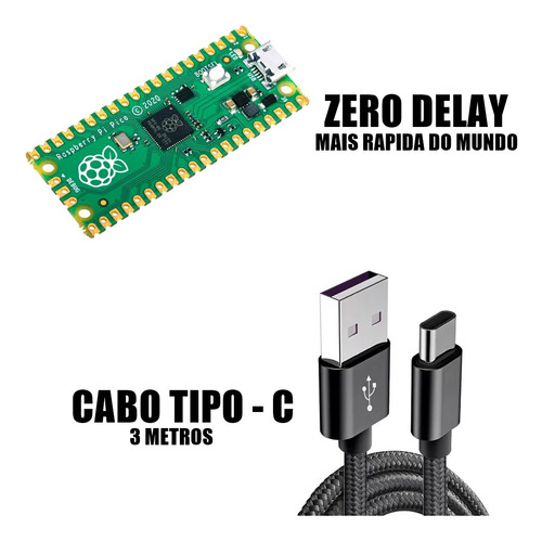 Controle Arcade Fliperama Pc/play3/play4/rasp Basic Optico