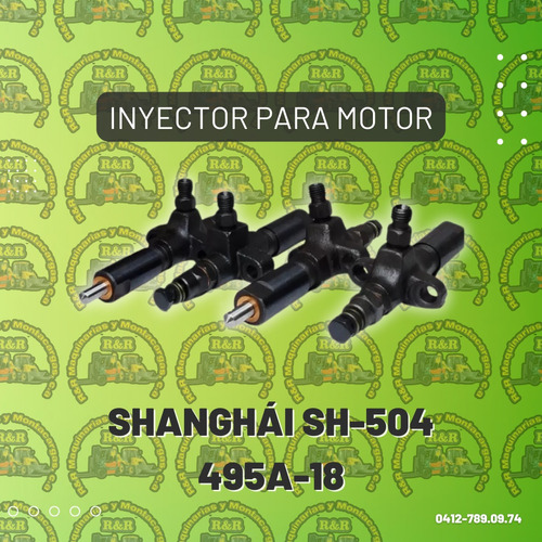 Inyector Para Motor Shanghái Sh-504 495a-18