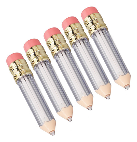 Contenedor De Brillo Labial, 5 Unidades, 5 Ml, Tubo Vacío Co