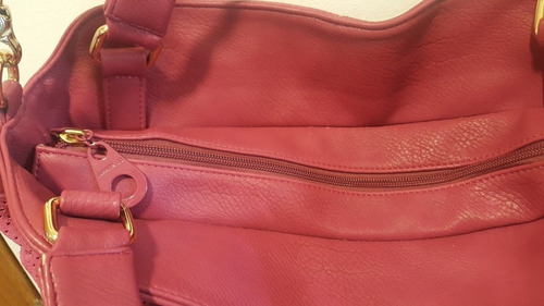 Cartera - Bolso Cuero Fucsia Juanita Jo
