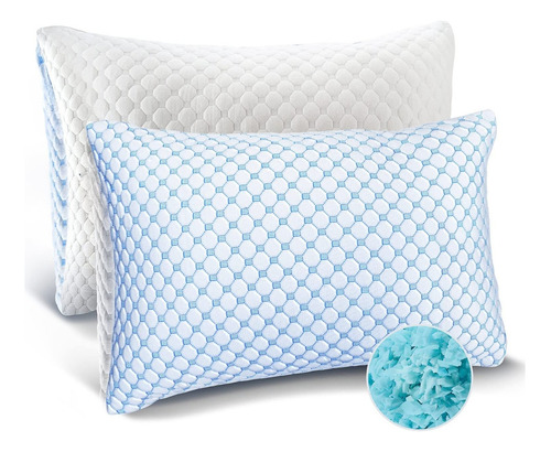 Almohada Memory Foam Ajustable 2 Lados Suave Y Refrescante