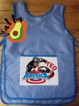 Comprar Pechera\u002Fpintorcito Jardín Capitán América         