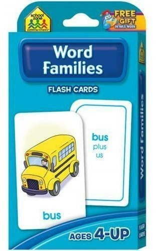 Word Families Flash Cards Juego  / Comercial Greco Spa