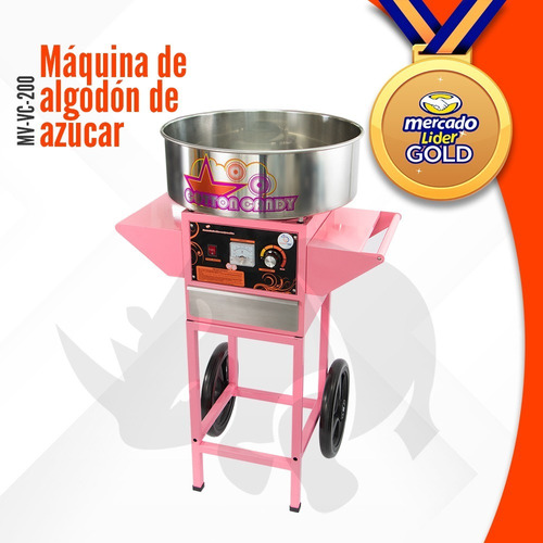 Imagen 2 de 4 de Maquina Algodón Azúcar Industrial - Entrega Inmediata