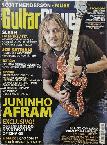 Revista Guitar Player N 149 Ano 13 Juninho Afram 