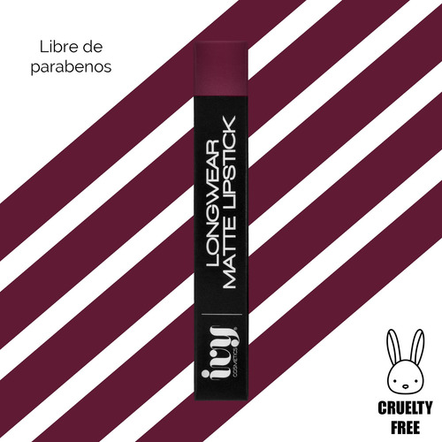 Labial Longwear Matte Lipstick Ivy Provocative Kiss