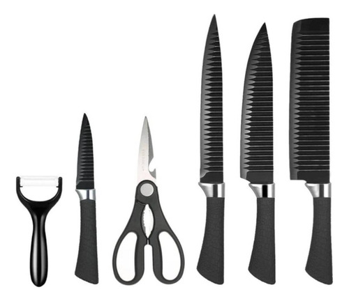 Set De Cuchillos 6 Piezas Er-0238a