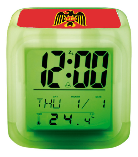 Reloj Despertador Unión Española - Personalizado Rojo