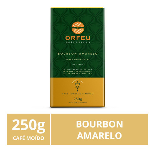 Café Moído, Orfeu, Bourbon Amarelo, 250g