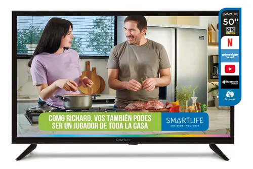 Televisor Led Smart Tv Smartlife 50 Sl-tv50uhdw 4k