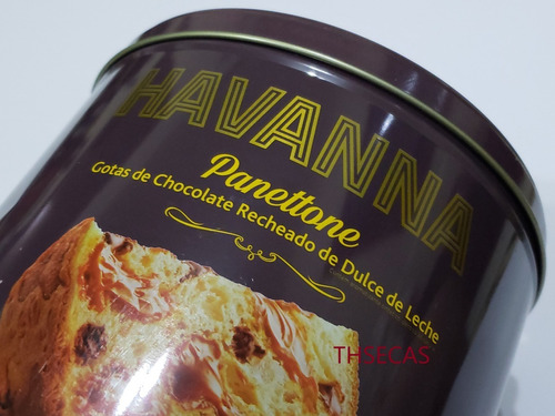 Panettone Havanna Gurmet Lata 700g Original (panetone)