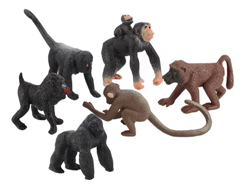 Figuras De Modelo Animal Realista Estatua De Chimpancé Para