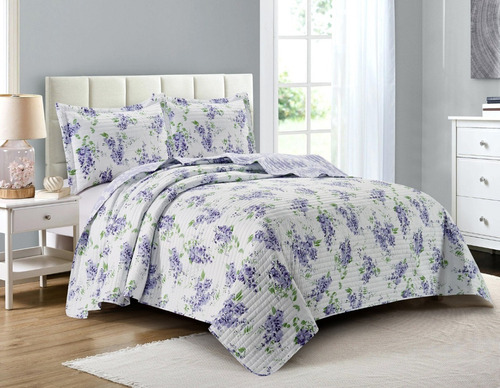 Cubrecama Quilt Cover Reversible +fundas King Oakville D2