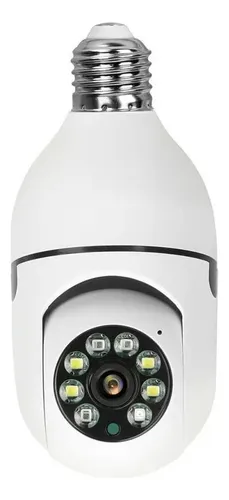 Cámara De Seguridad Wifi 1080p Con Lámpara Y Visión Nocturna Giro De 360 Para Mayor Cobertura De Alta Calidad Everest