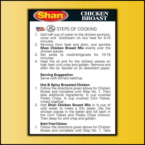 Mezcla Condimento Broast Pollo 125 G Especias En Polvo 6 Uni