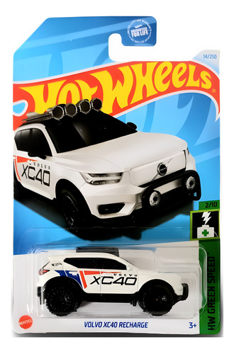 Volvo Xc40 Recharge Blanco Hot Wheels F24 Tarjeta Americana