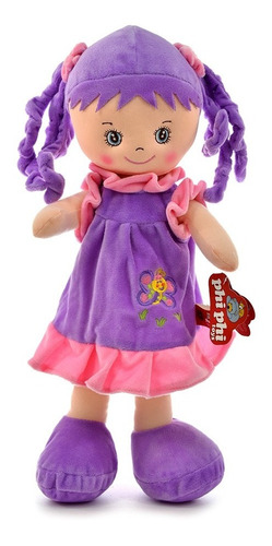 Muñeca De Peluche Con Musica 40cm -phi Phi Toys