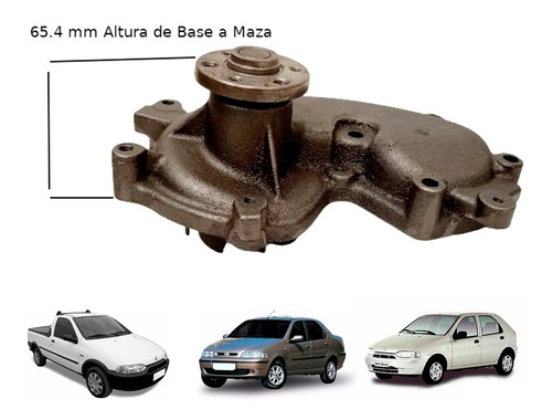 Bomba De Agua Rmt Wp417 Fiat Palio 1.7 Td Año 2004