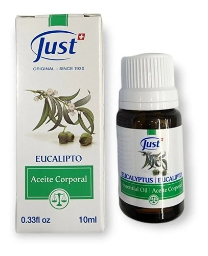 Aceite esencial Swiss Just Eucalipto eucalipto 10mL