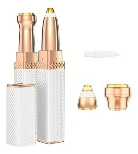 Depiladora eléctrica para cejas, depiladora USB, color blanco