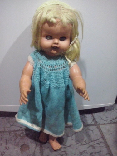 Muñeca Ellerys  Año 1958  Con Ropa Tal Cual Foto Mide 54 Cm 