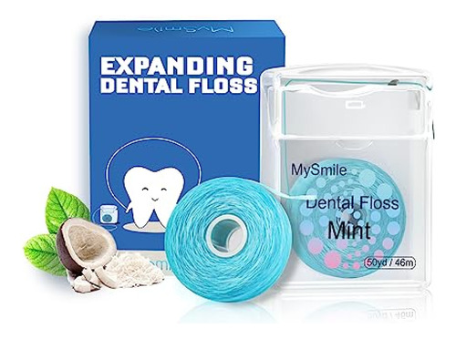 Mysmile Floss, Hilo Dental Tejido Con Infusión De Aceite De