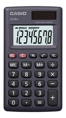 Calculadora Casio De Bolsillo 8 Dígitos Hs-8lvbk