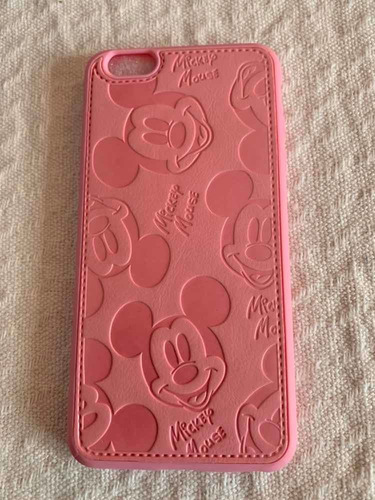 Funda Tactopiel Mickey Rosa iPhone 6plus