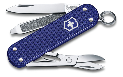 Canivete Victorinox Classic Alox, Night Dive, 5 Funções Cor Roxo