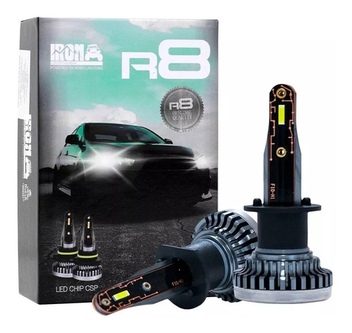 Kit Creeled Iron R8 H1 10ma Generacion Chip Csp Sin Cooler