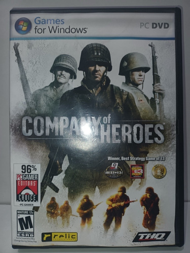 Company Of Heroes Pc Dvd Games For Windows Excelente 