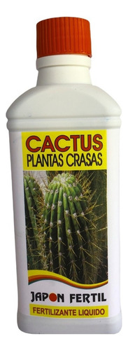 Fertilizante Cactus Y Suculentas - Plantas Crasas X 260ml