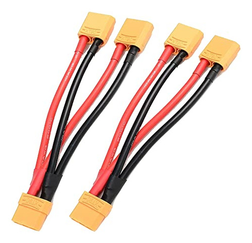 Pack De Conectores Paralelos Xt90 De 2 Machos Y 1 Hembra Par